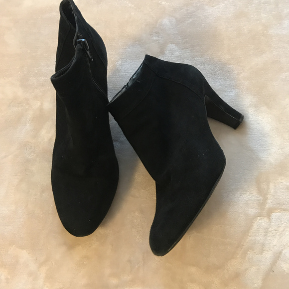Banana Republic Shoes - Banana Republic Black Suede Booties